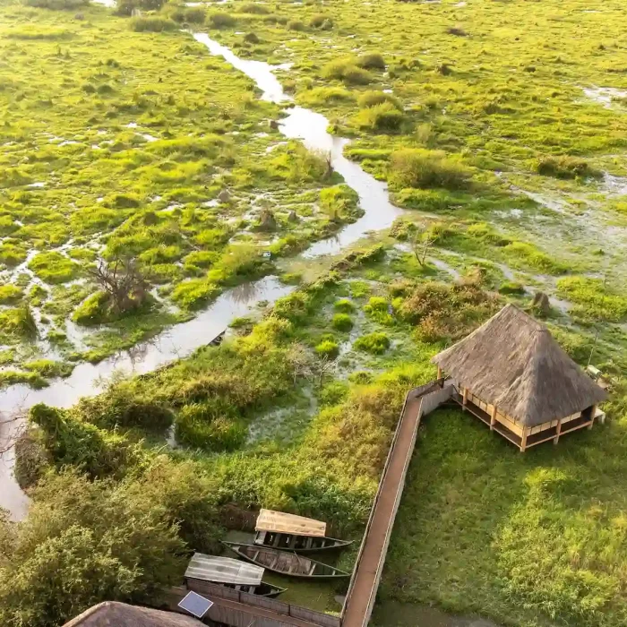 little-okavango-camp-aerial